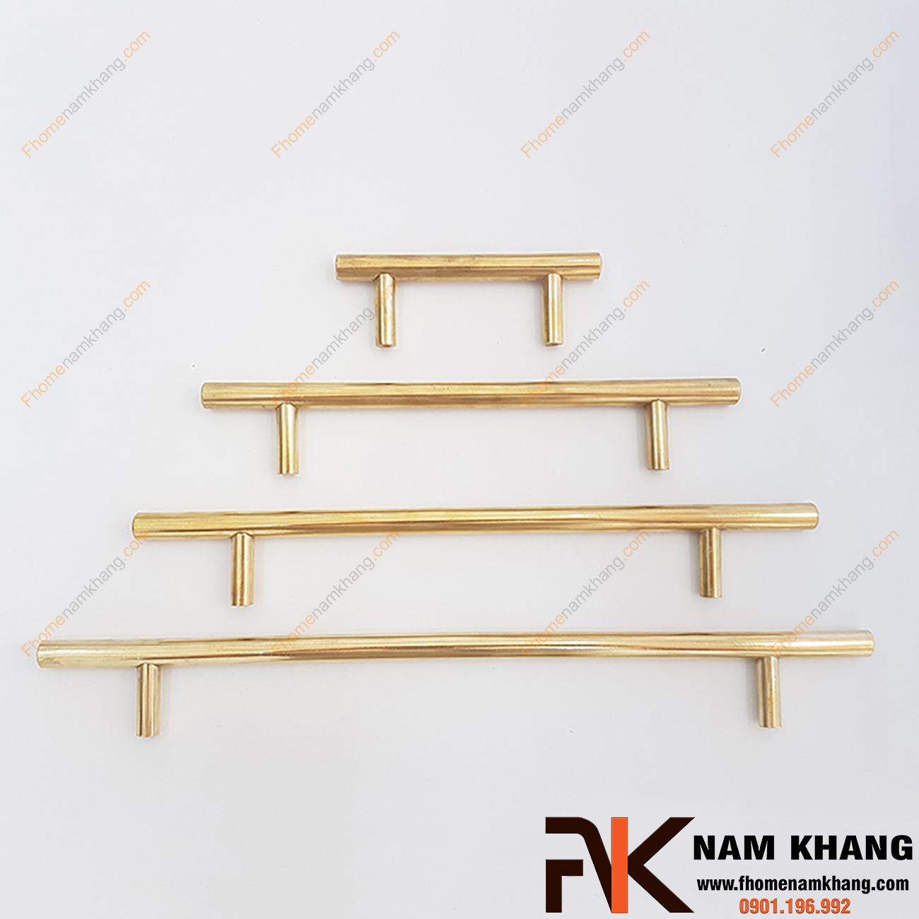 Tay Nắm Tủ Đồng Vàng NKD006